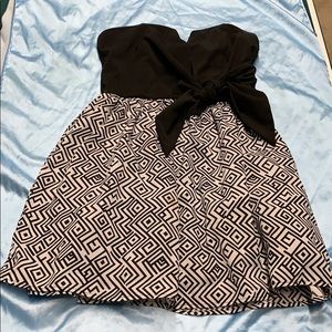 Beautiful strapless mini dress